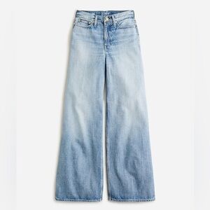 J Crew High-rise superwide-leg jean in Elliot wash BX947